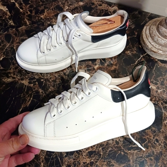 ⚫️ Black Friday Alexander Mcqueen Oversized Chunky Shoes/Sneakers Size 40 EU - Picture 3 of 11